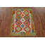 Tapis géométrique en laine Kilim