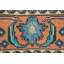 Tapis traditionnel rétro à médaillon floral 4 x 6