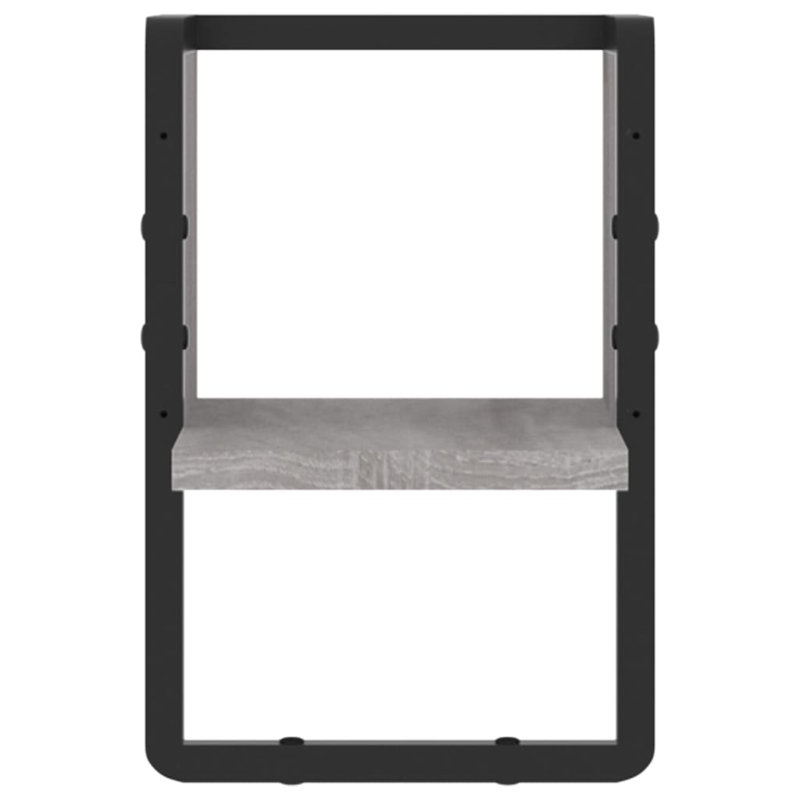 Narita Bracket Shelf, 20cm H x 25cm W x 30cm D, Grey Sonoma