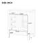 Meuble-lavabo de 30 po - Armoire blanche avec options de rangement à tiroirs-390936151