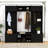 Modern Hall Tree with Storage Cabinets, Adjustable Shelves, Hooks, and Bench Seating for Entryway-289948478
