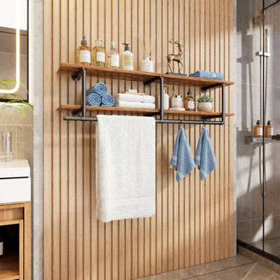 Closet Rack with Hanging Rods