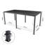 Pergola en aluminium 111S, toit ajustable, l 10 pi x P 20 pi, gris anthracite-55774396-114728886