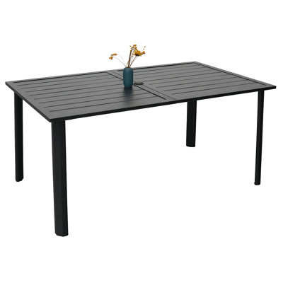 Rectangular 63"L X 38"W Outdoor Dining Table