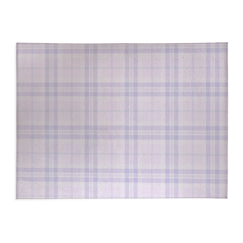 Tapis de bureau léger Vinny, L 6 pi x L 4 pi, Mauve