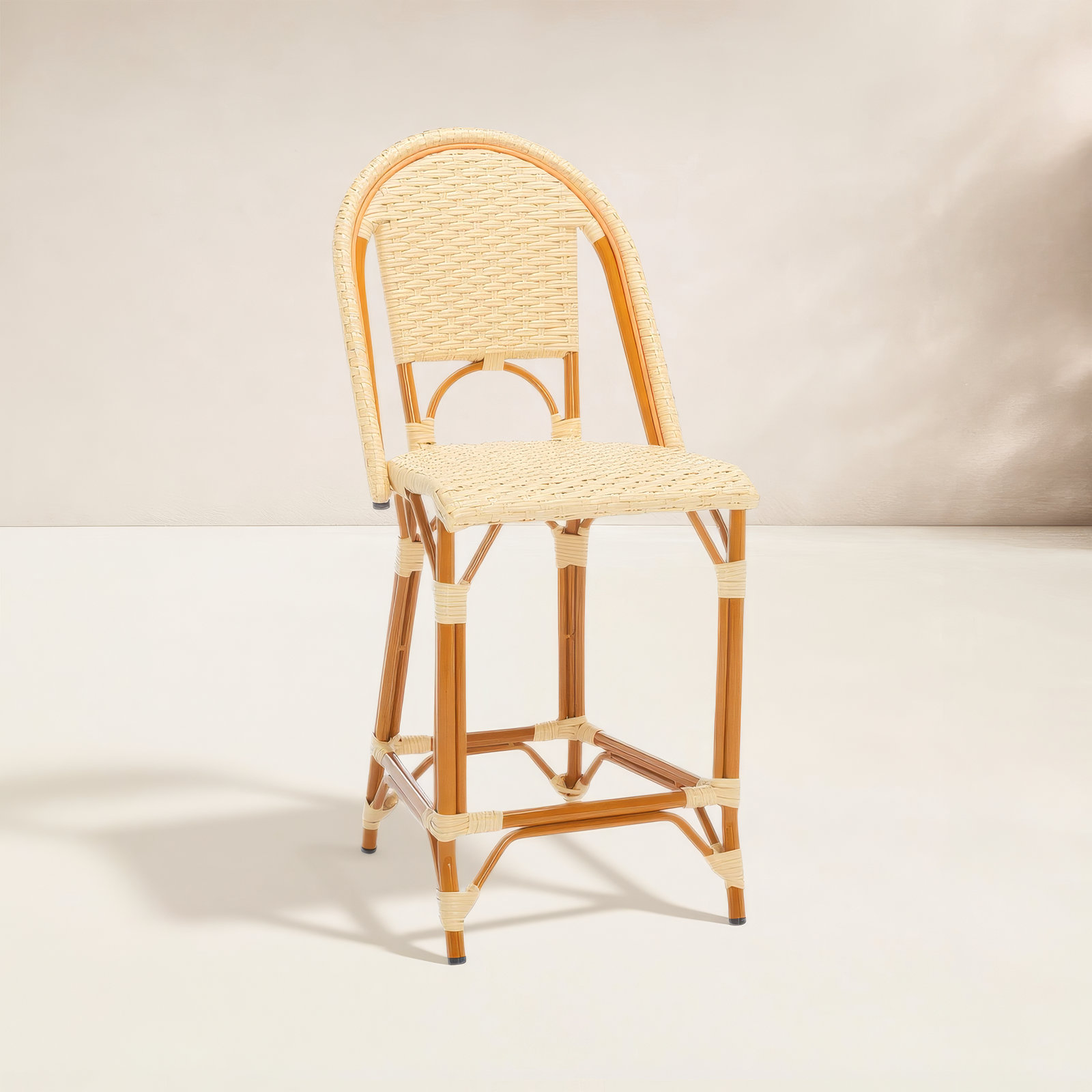 Kesa Patio Bar Stool, Natural