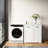 White Laundry Storage Cabinet With Handles - Easy To Transport Spacious Bags Accommodate All Your Construction Use 15.97 In. Width