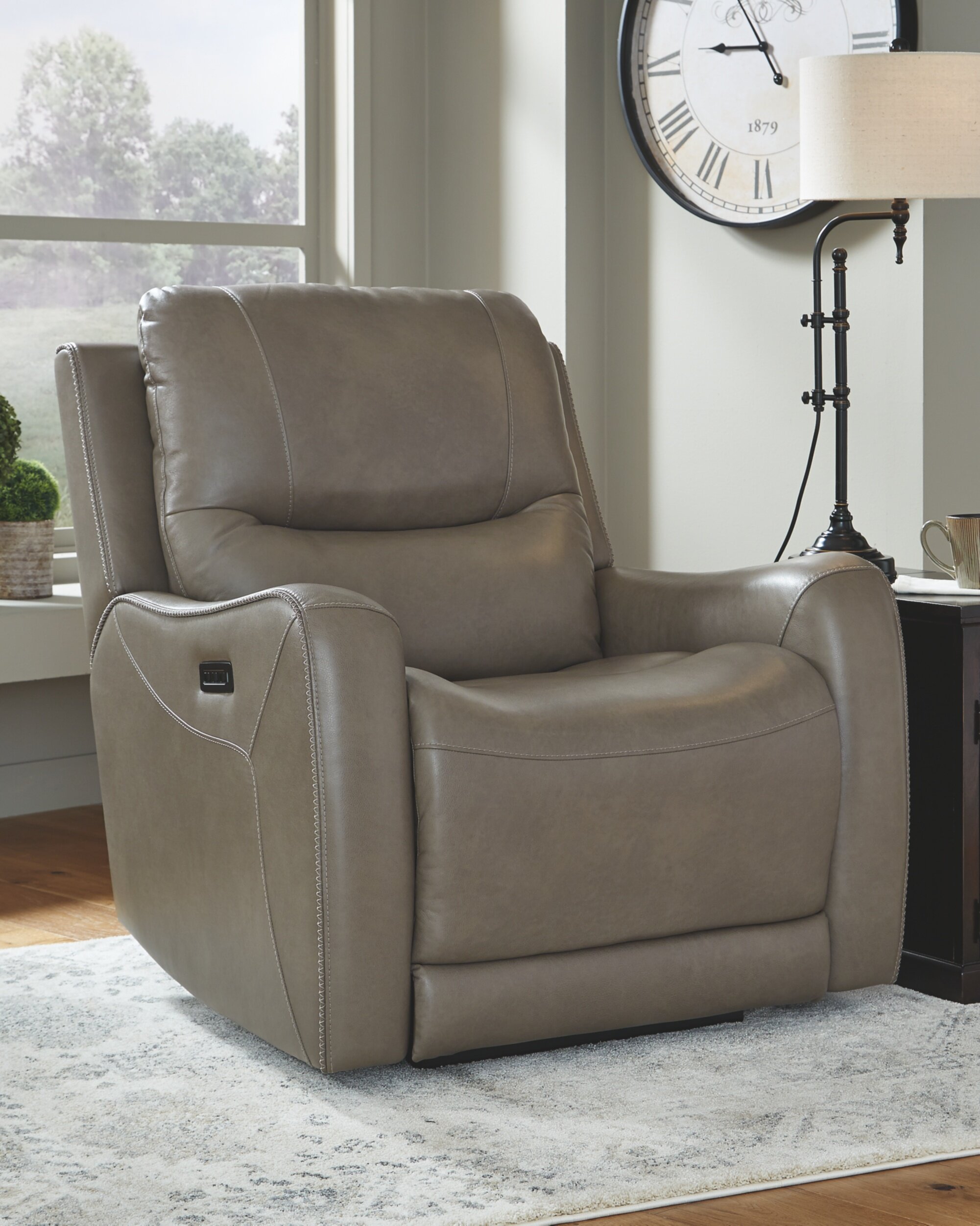 Latitude Run Genuine Leather Power Reclining Heated Full Body