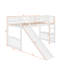 Lit mezzanine simple avec glissoire et échelle-1841651218