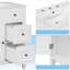 Meuble-lavabo simple 30 po avec plateau en céramique Cardello-442451666-442451667