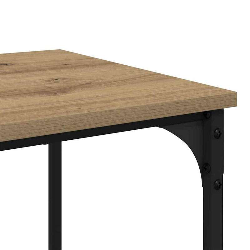 Coffee Table with Storage, Artisan Oak, 55cm. H x 40cm. L x 40cm. W
