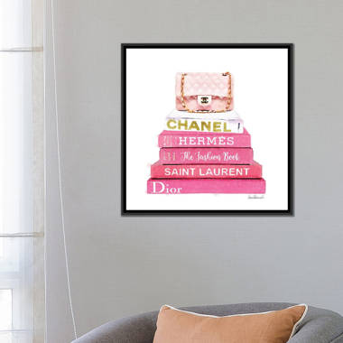 Chanel Purse Wrapped Canvas Giclee Art Print Wall Art - Wall Decor - Artwork