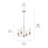 20.5" 4 Light Chandelier-596225559