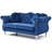 Cozy Transitional Flared Arm Loveseat-1611244350