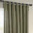 Basic Faux Linen Curtain Pair - 2 Panels - Light Filtering Window Curtains-217652886-217652974