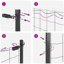 Welded Wire Fence With 7 Posts Steel-1213691705-1213691702