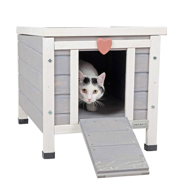 Maison d'extérieur pour chat avec porte Christanna