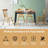 Jorolf Solid Wood Base Dining Table
