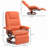 PU Swivel Manual Recliner Chair