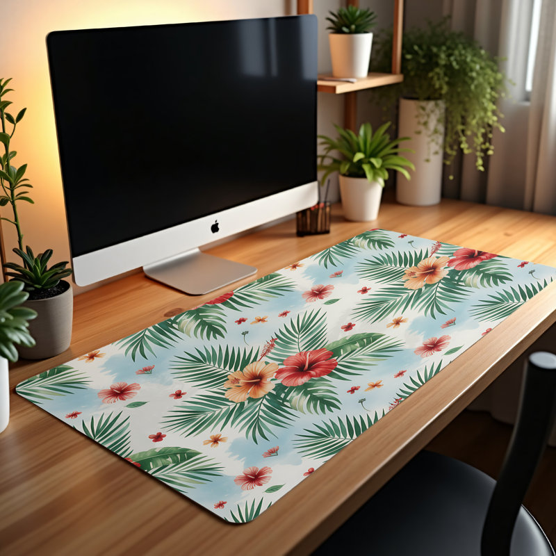 Polyester Desk Pad, 14.4x12.1