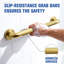 Barre de sécurité pour salle de bain 12 po avec poignée moletée anti-dérapante, conforme à l'ADA, paquet de 2-128533691-128533690