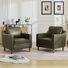 Cornouiller Faux Leather Living Room Accent Chair(Set Of 2)