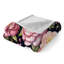 Couverture polaire King à motif floral et feuilles - Jeté en flanelle ultra douce et moelleuse pour lit, canapé, motif de plage estivale, cadeau décoratif pour les fêtes, 127 x 152 cm-135725854