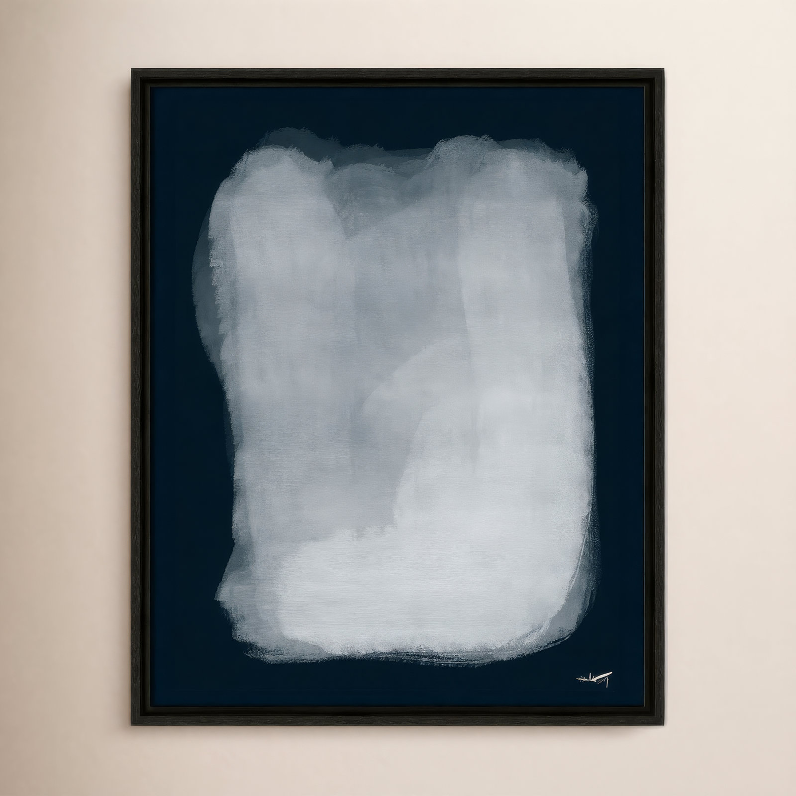 Calme 001 Print by N.Atelier, 21.5" H x 17.5" W, Espresso
