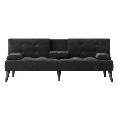Aldiana 64.2" Convertible Futon Upholstered Sofa Bed by George Oliver