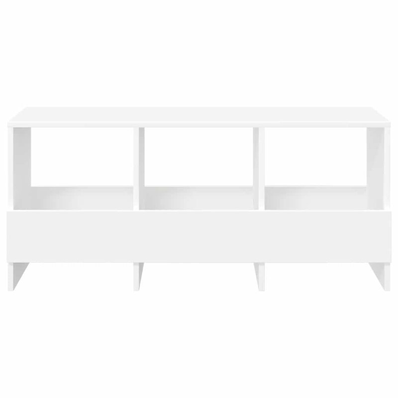 Wood Free Standing Magazine Rack, White