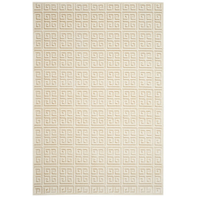 Mckinney Geometric Viscose Area Rug