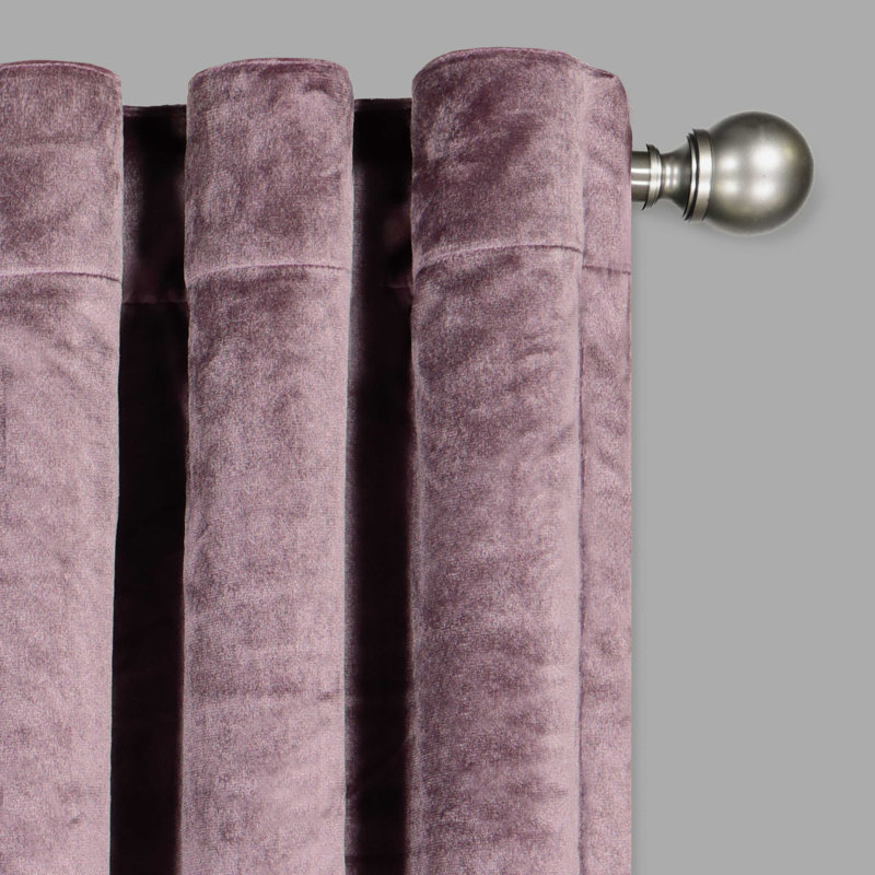 Curtain Single Panel, 50" W x 95" L, Plum