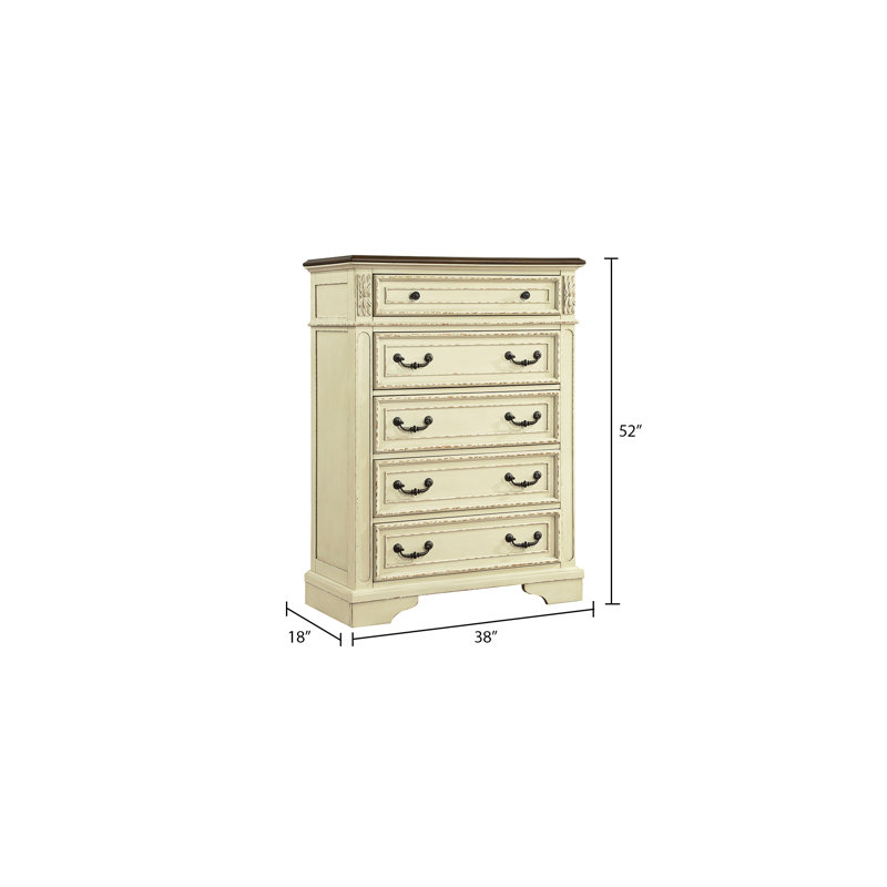 Commode 5 tiroirs Ayden