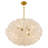 Audrey 8-Light Brushed Gold Pendant Light