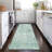 Machine Washable Indoor/Outdoor Xhevrie Teal Rug-386071657