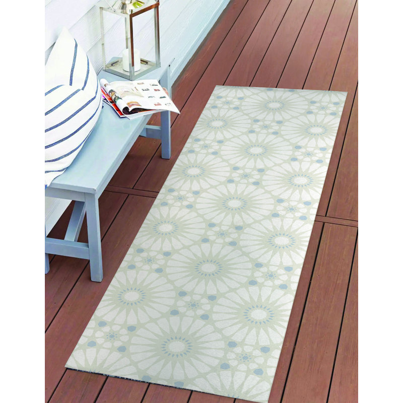 Tapis d'extérieur Sylvia, Tapis de couloir 2 pi 6 po x 8 pi