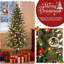 Arbre de Noël artificiel 5/6/7 / 7,5 pi avec lumières blanc chaud et coloré, 8 modes-884214037