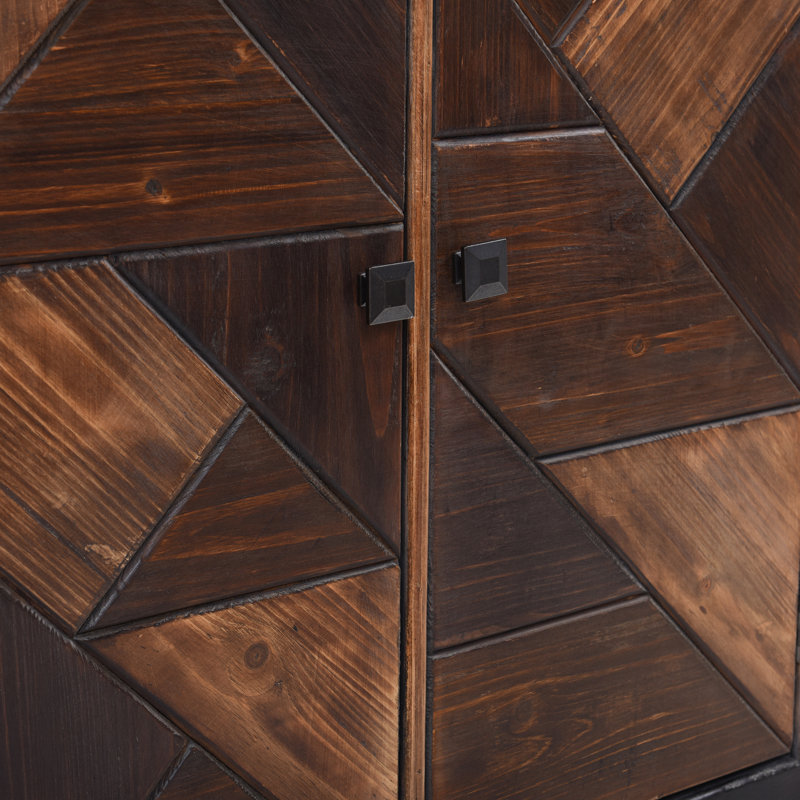Bex 47.25'' 3-Door Sideboard - Espresso Brown Finish