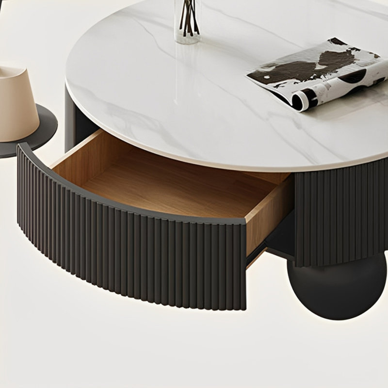 Cullison, Blanc / Gris, H 16,53 po x L 31,49 po x l 31,49 po, Noir