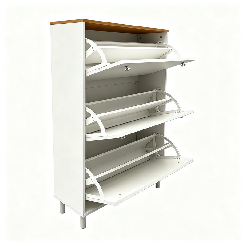 24 Pair Shoe Storage Cabinet