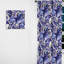 Mauve, lavande, persan Paisleys III - Rideau floral - Rideau floral obscurcissant en velours - 1 panneau-107595027