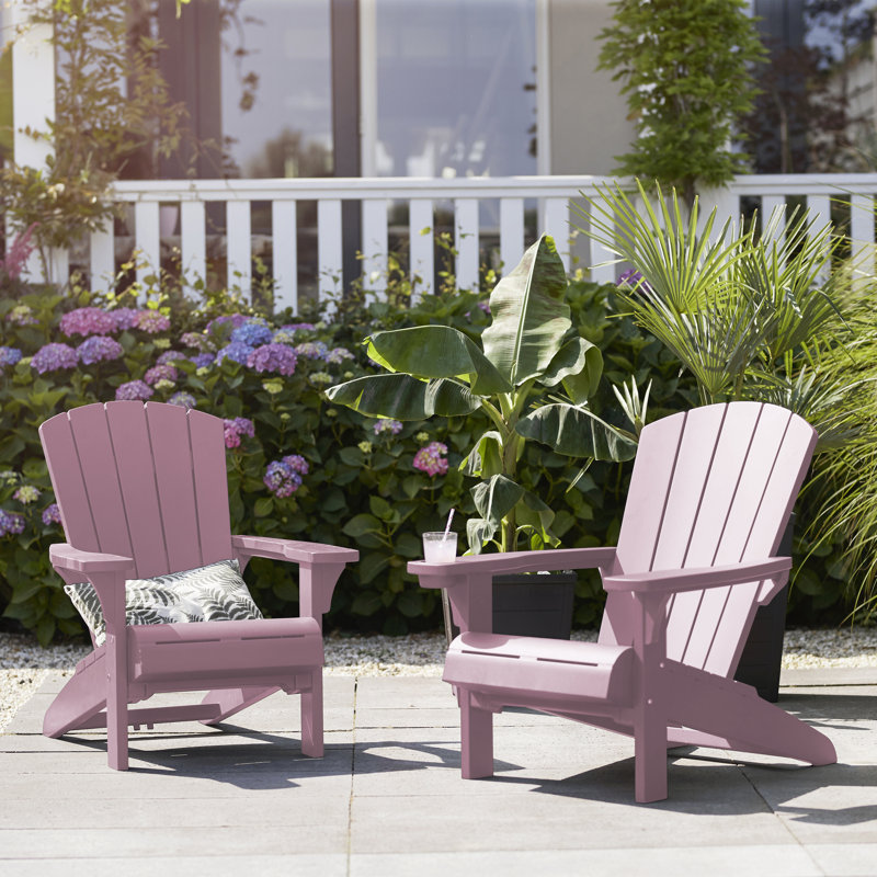 Keter Alpine Adirondack Chair, White, 1