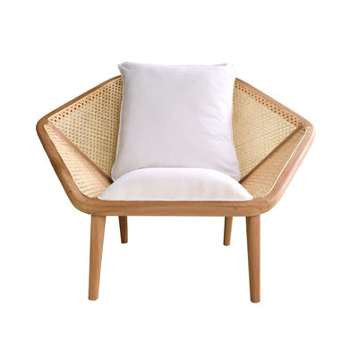 41X32x29.5" Tectona Teak Leisure Chair