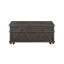Table basse traditionnelle à plateau relevable rustique avec rangement brun