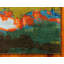 Tapis géométrique bleu clair/vert/orange shirey-921624588