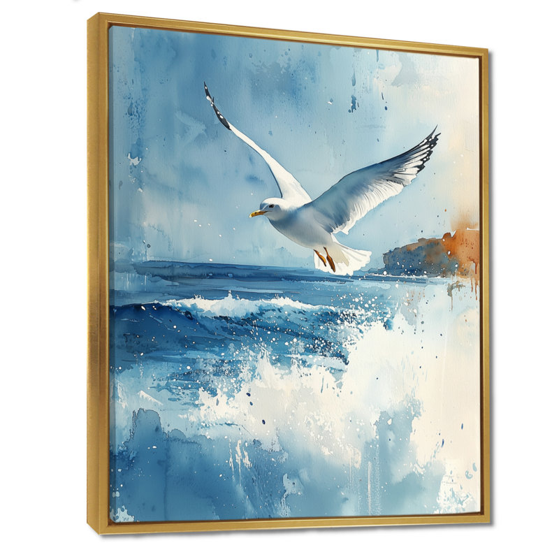 Audraya - Animals Wall Art Prints, H 32 po x l 24 po, Impression encadrée flottante, Doré