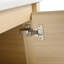 Meuble-lavabo mural 24 po avec lavabo en céramique blanche et porte à fermeture en douceur, emballage KD, contreplaqué-121099600