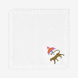 Arantxa Linen Embroidered Square