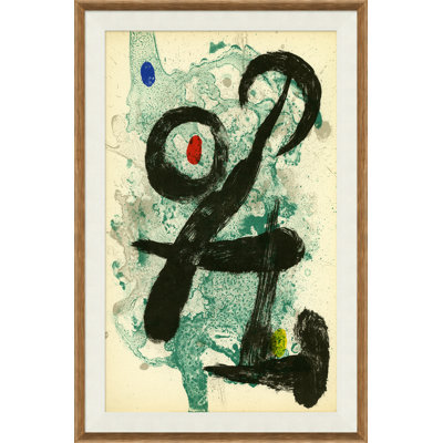 Trebouchon I - Peinture encadrée sur papier