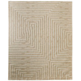 Fenner Transitional Geometric, Taupe/Ivory Area Rug